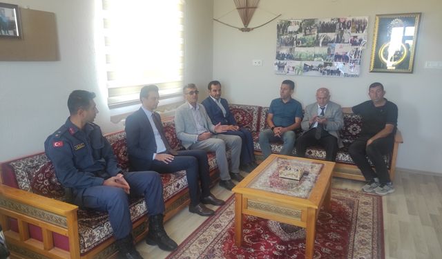 Eskil Kaymakamı Uzar'dan köy ziyaretleri