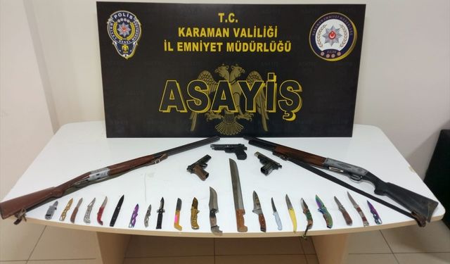 Karaman'da çeşitli suçlardan aranan 51 kişi yakalandı