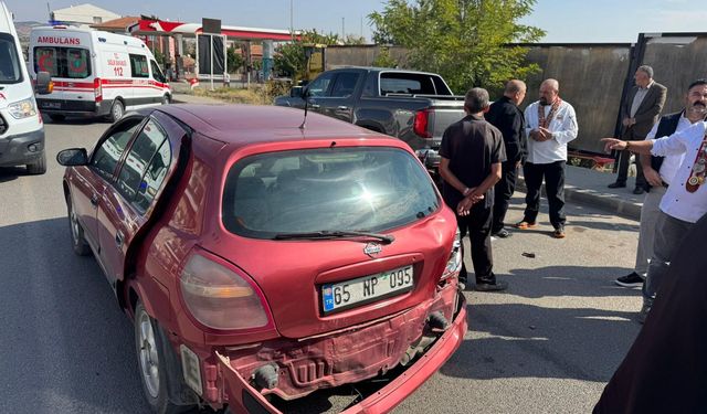 Kırıkkale'de otomobille çarpışan motosikletteki 2 kişi yaralandı