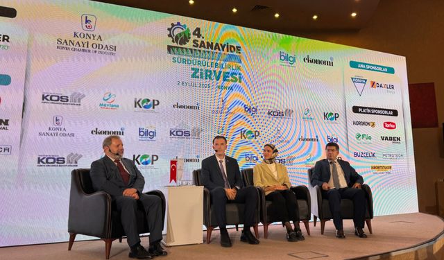 Konya'da Sanayide Yeşil Dönüşüm ve Sürdürülebilirlik Zirvesi yapıldı