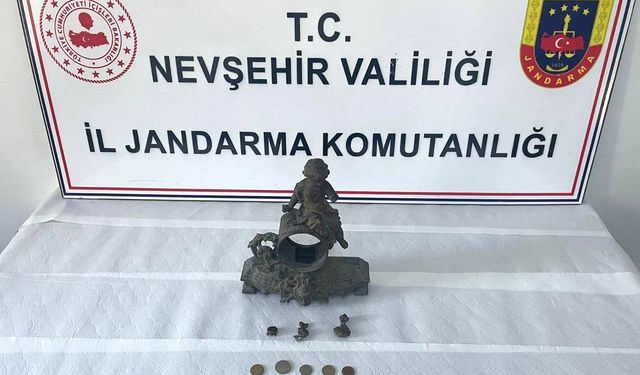 Nevşehir'de tarihi eser kaçakçılığı operasyonunda 1 şüpheli yakalandı