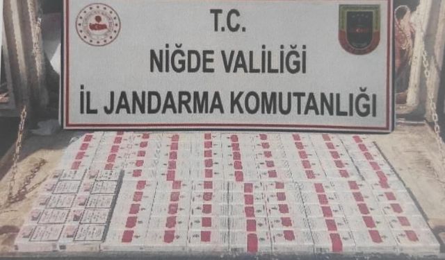 Niğde'de kaçakçılık operasyonlarında 3 zanlı yakalandı