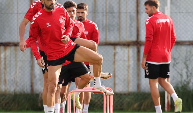 Sivasspor, Sarıyer maçının hazırlıklarına devam etti