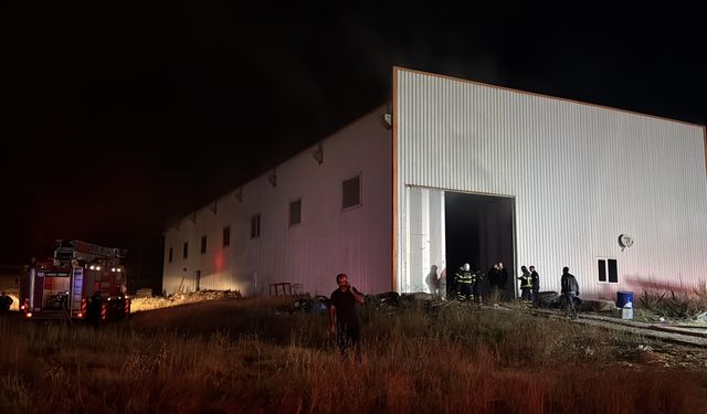 Sivas'ta ahşap üretim fabrikasında çıkan yangın söndürüldü