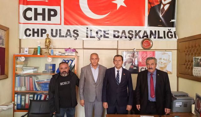Ulaş'ta CHP İlçe Başkanlığı'na Sulakcı seçildi
