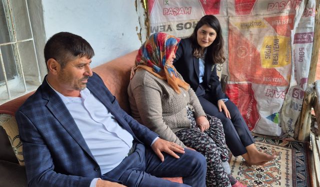 Bahşılı Kaymakamı Bozkır, yaşlıları ziyaret etti