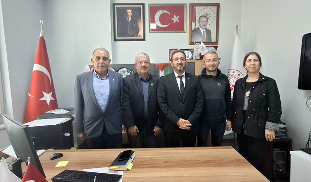 Beypazarı Muhtarlar Derneğinden İlçe Gençlik ve Spor Müdürüne ziyaret