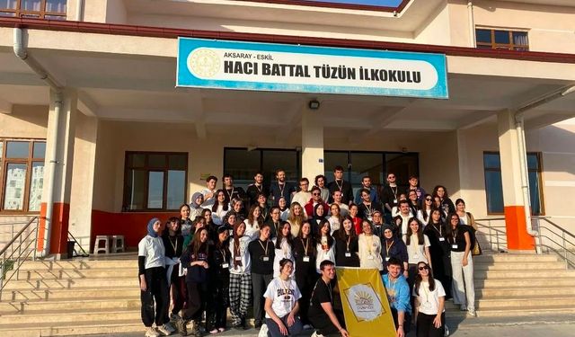 Bilkent Üniversitesi öğrencileri, Eskil ilçesinde kütüphane kurdu
