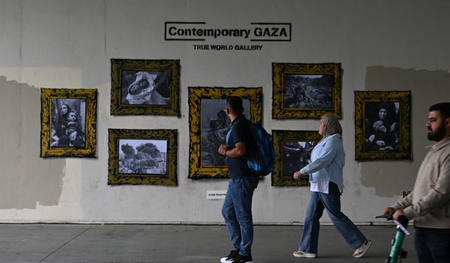 Contemporary İstanbul'da Gazze'nin işlenmemesine tepki gösteren grafiti sanatçısından 'Contemporary Gaza' sergisi