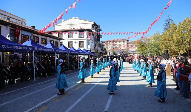 Çubuk ilçesinde Cumhuriyet'in 102. yılı kutlandı