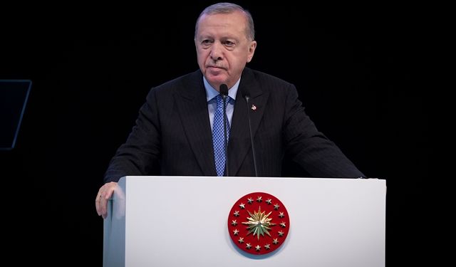 Cumhurbaşkanı Erdoğan, 'Altay Tankları Teslimat Töreni'nde konuştu: (1)