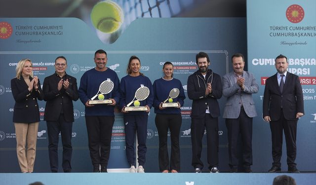 Cumhurbaşkanlığı Kupası Tenis Turnuvası sona erdi