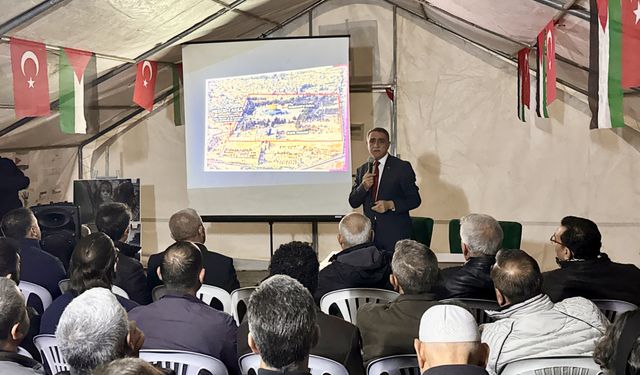 KAEÜ Rektörü Karahocagil, 'Kudüs Konuşmaları' programına katıldı