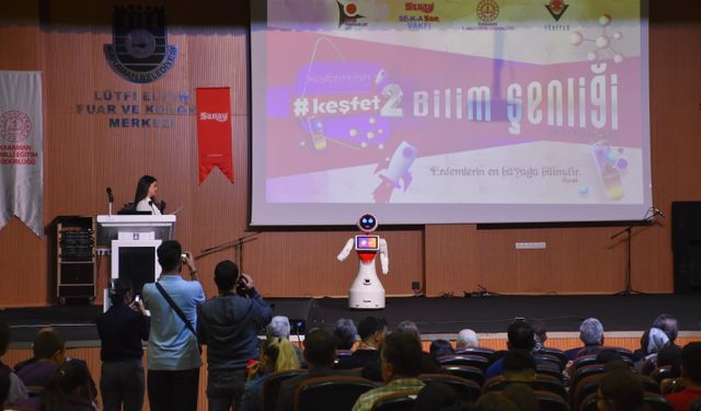 Karaman'da 2. Bilim Şenliği açılış programı düzenlendi