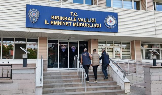 Kırıkkale'de terör örgütü DEAŞ'a yönelik operasyonda 1 şüpheli yakalandı