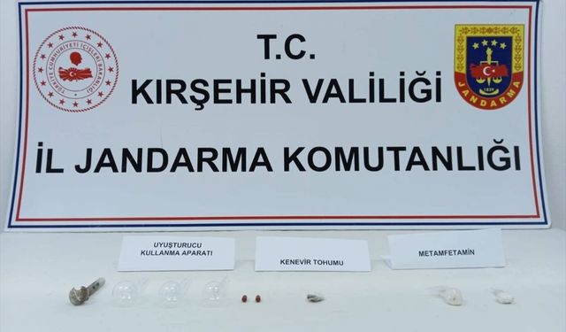 Kırşehir'de uyuşturucu operasyonlarında 3 şüpheli yakalandı