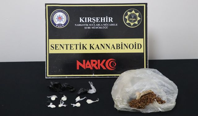 Kırşehir'de uyuşturucu operasyonunda 1 zanlı tutuklandı