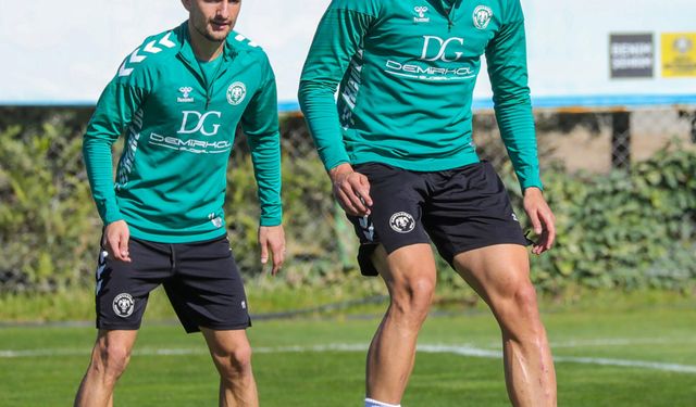 Konyaspor, Gençlerbirliği maçının hazırlıklarını sürdürdü