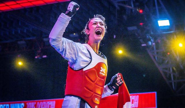 Milli tekvandocu Nafia Kuş Aydın, peş peşe 2. dünya şampiyonluğuna ulaştı