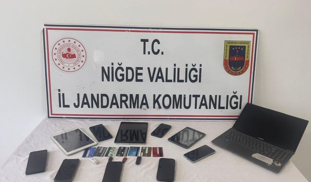 Niğde merkezli 5 ilde düzenlenen dolandırıcılık operasyonunda yakalanan 5 zanlı tutuklandı