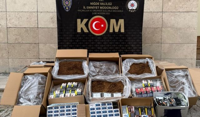 Niğde'de kaçakçılık operasyonunda 3 şüpheli yakalandı