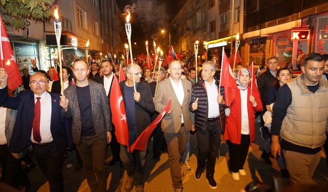 Polatlı'da Cumhuriyete Saygı Yürüyüşü düzenlendi
