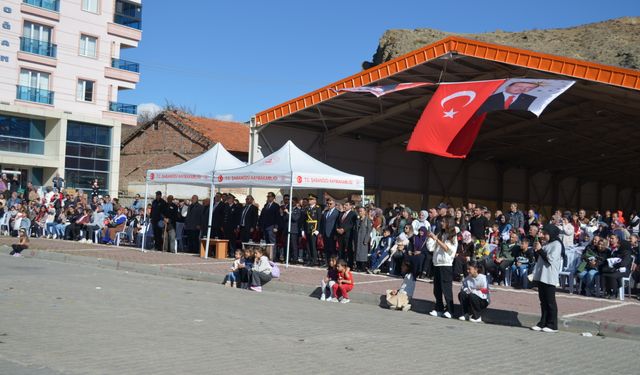 Şabanözü'nde Cumhuriyet'in 102. yılı kutlandı