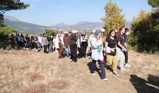Seydişehir'de üniversite öğrencileri, tarihi Homonada yolunda yürüdü