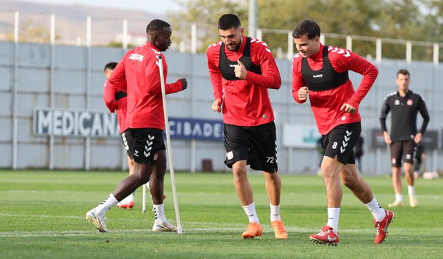 Sivasspor, Atakaş Hatayspor maçının hazırlıklarını tamamladı