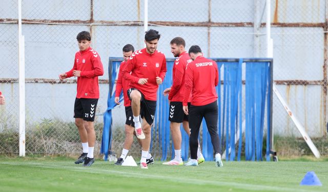 Sivasspor kupa maçına hazır