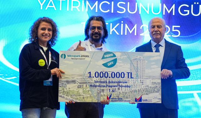 Teknopark Ankara 'Demoday 2025'te girişimcilere ödül