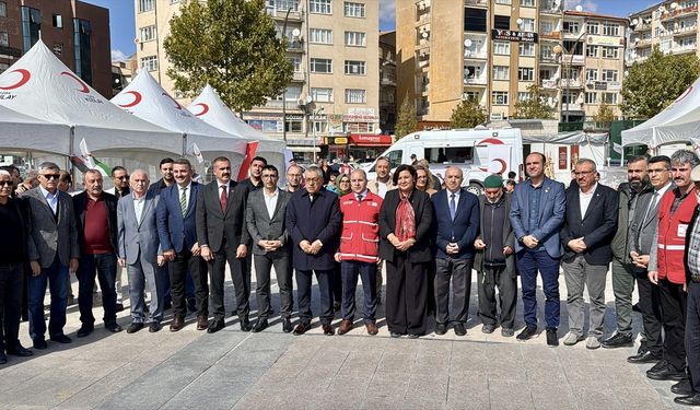 Türk Kızılay Kırşehir Şubesi'nden Gazze'ye destek