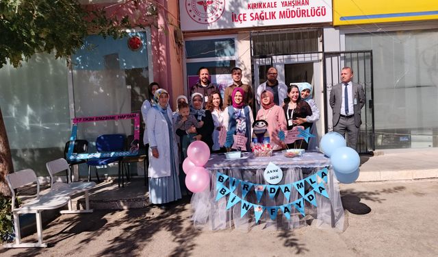 Yahşihan'da Emzirme Haftası etkinlikleri