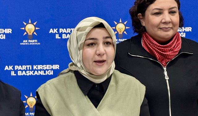 AK Parti Kırşehir Kadın Kollarından 'Kadına Yönelik Şiddete Karşı Uluslararası Mücadele Günü' açıklaması