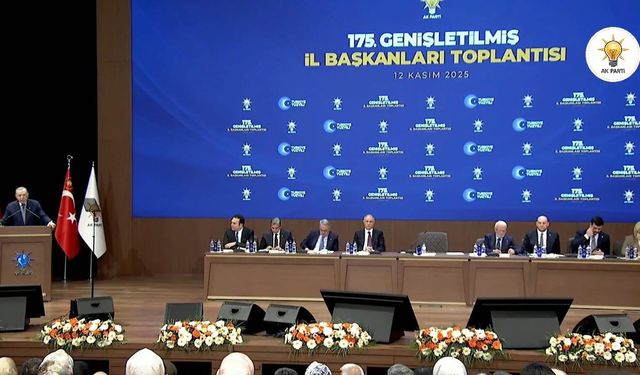 Başkan Büyükkılıç, AK Parti 175. Genişletilmiş İl Başkanları Toplantısı'na katıldı