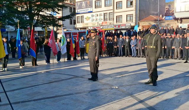 Büyük Önder Atatürk ebediyete intikalinin 87. yılında Beypazarı'da anıldı
