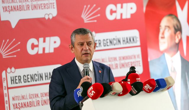 CHP Genel Başkanı Özel, Eskişehir'de panelde konuştu: