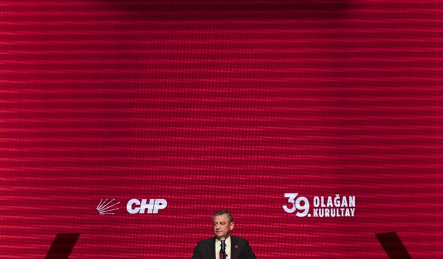CHP Genel Başkanı Özel, partisinin 39. Olağan Kurultayı'nda konuştu: (1)