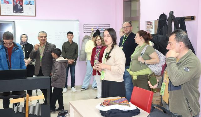 Erasmus projesi kapsamında Polonya, İspanya ve Yunanistan'dan öğretmenler Sivas'a geldi