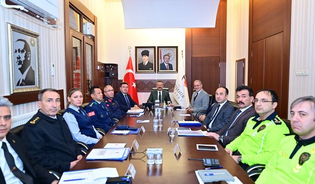 Eskişehir'de il güvenlik ve asayiş koordinasyon toplantısı yapıldı