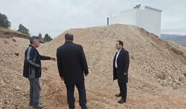 Gölova Kaymakamı Kahveci, altyapı çalışmalarını inceledi