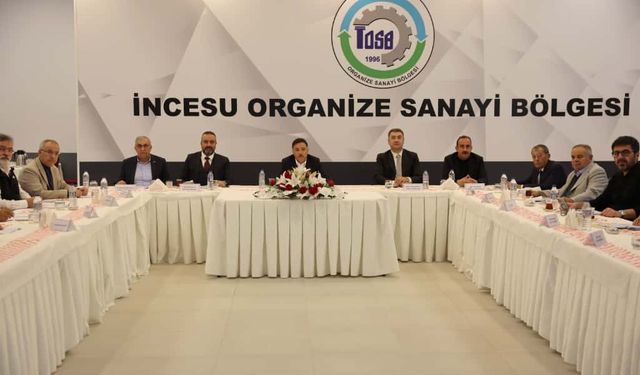 İncesu OSB Müteşebbis Teşekkül Heyeti toplantı yaptı