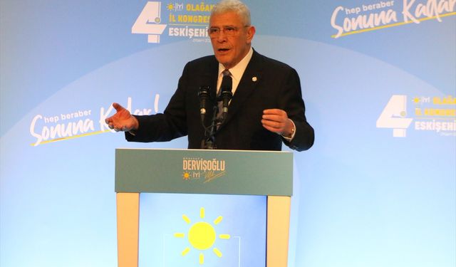 İYİ Parti Genel Başkanı Dervişoğlu, Eskişehir'de partisinin 4. Olağan İl Kongresi'nde konuştu: