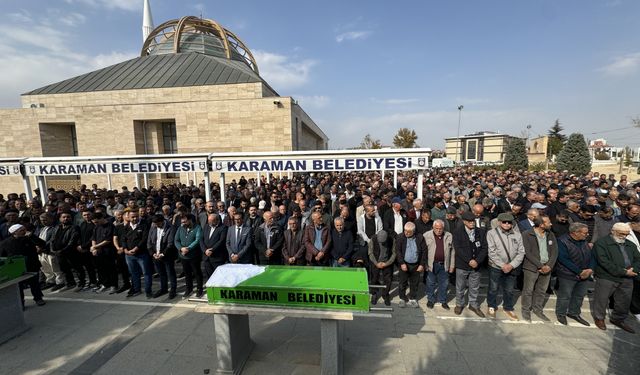 Karaman'da beşinci kattan düşmesi sonucu ölen öğretmenin cenazesi defnedildi