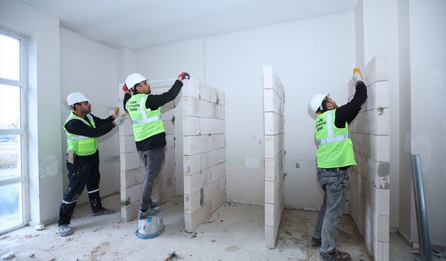 KAYMEK Yeşil Mahalle Sosyal Tesisleri'nde bakım çalışması yapılıyor