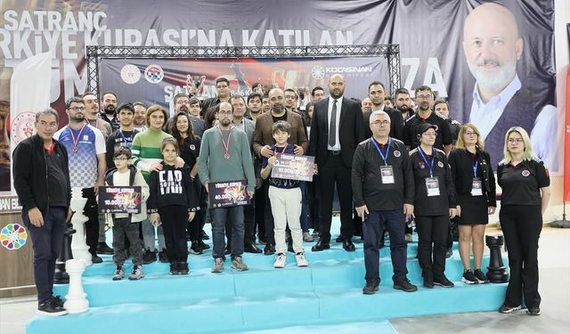 Kayseri'de düzenlenen Satranç Türkiye Kupası tamamlandı