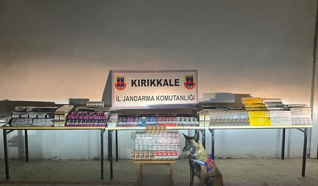 Kırıkkale'de kargo aracında kaçak tütün ürünleri ele geçirildi