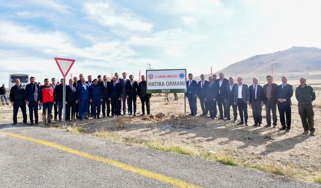 Kırşehir İl Genel Meclisi tarafından hatıra ormanı oluşturuldu