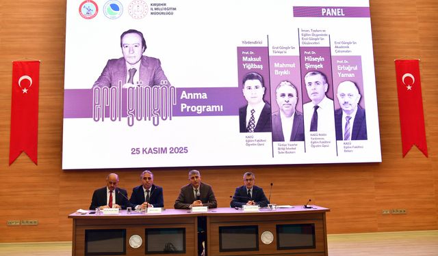 Kırşehir'de Prof. Dr. Erol Güngör'ü anma programı düzenlendi