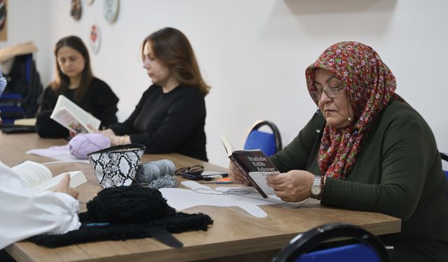 Nevşehir KAÇEM'deki kadın kursiyerler kitap okuma etkinliğinde buluştu